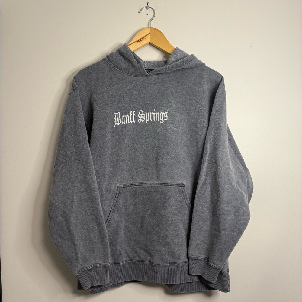 Gray Banff Springs Hoodie Golf Non Fiction
